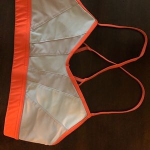 Alo orange sunrise sports bra